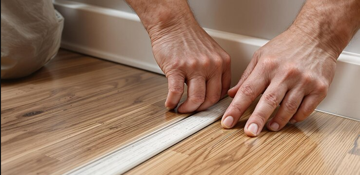 Накладной порожек на линолеум