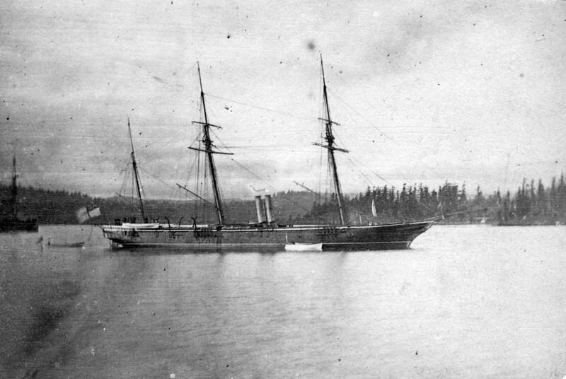HMS_Sparrowhawk_1860s