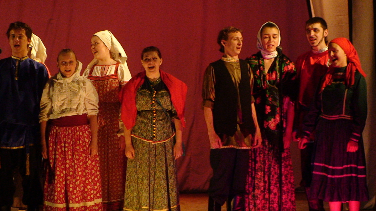Спектакль в колледже искусств, гос. экзамен 4 курса, 2010 