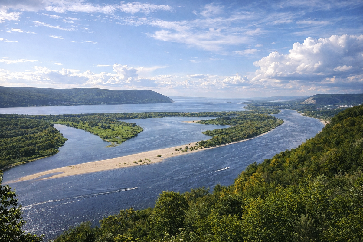 Берега волги