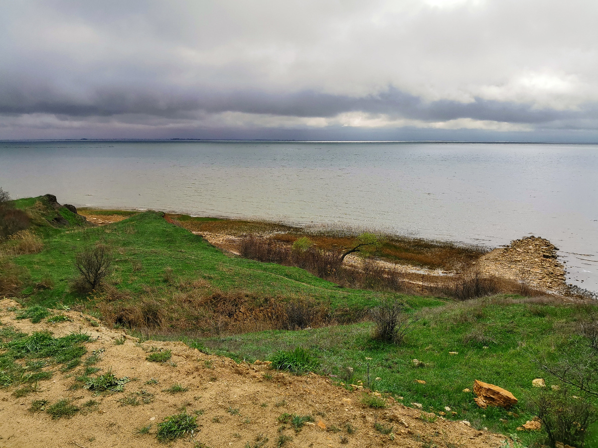 Таганрогский залив в Мержаново.