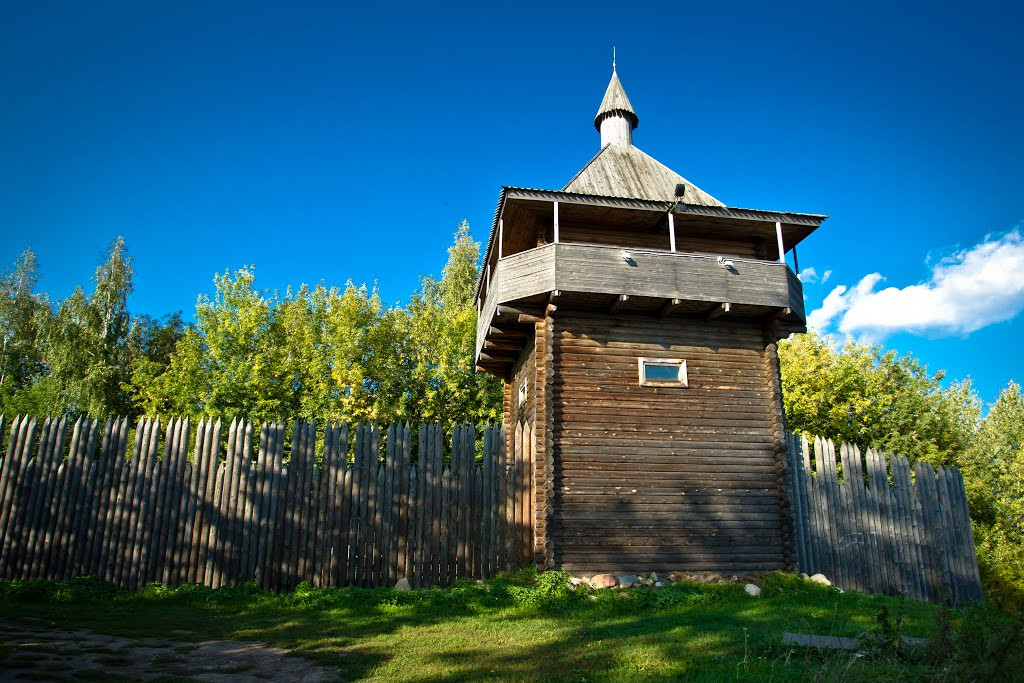 Древнее городище Усть-Шексна (реконструкция)