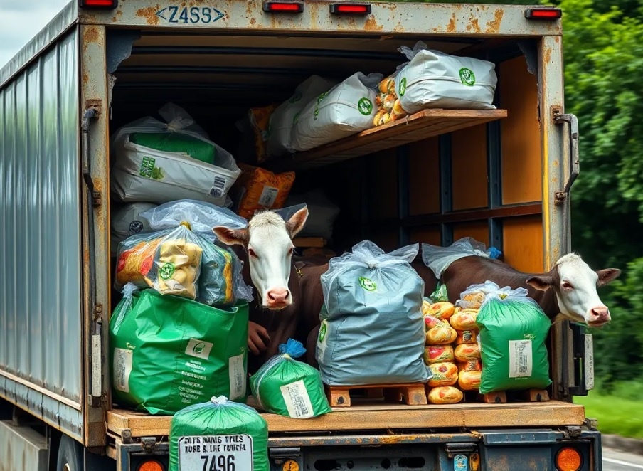 Транспортировка молока и молочных продуктов ИИ