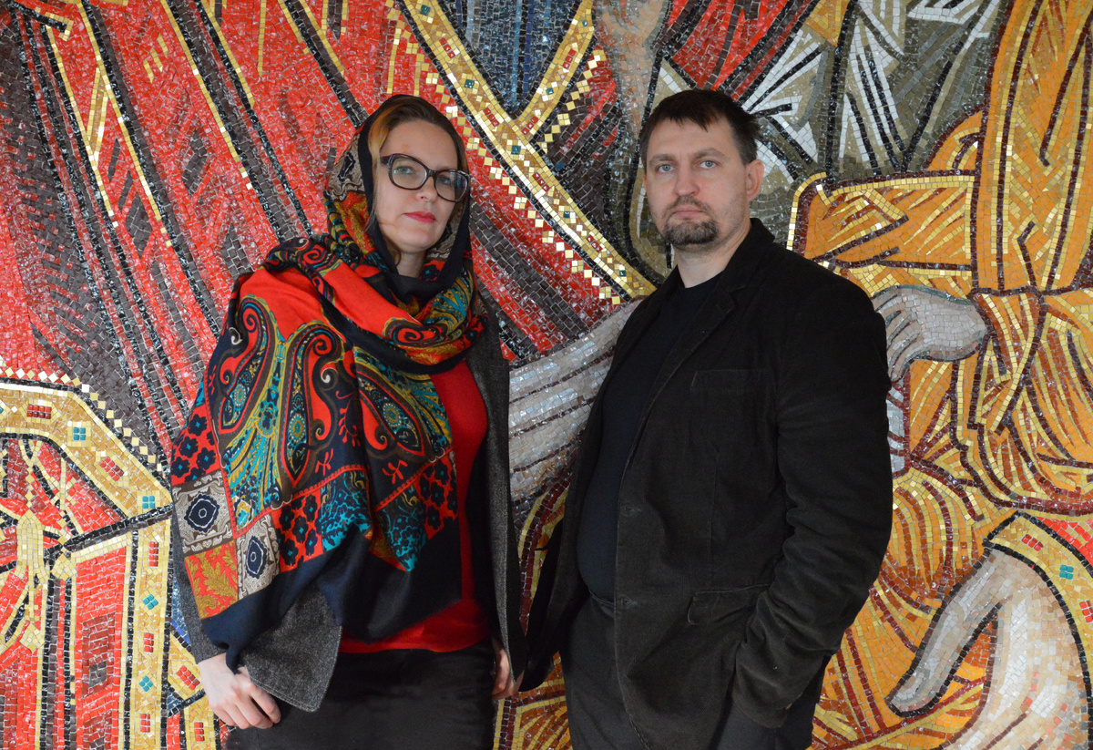 Юлия Казурова и Илья Косырев художники-монументалисты