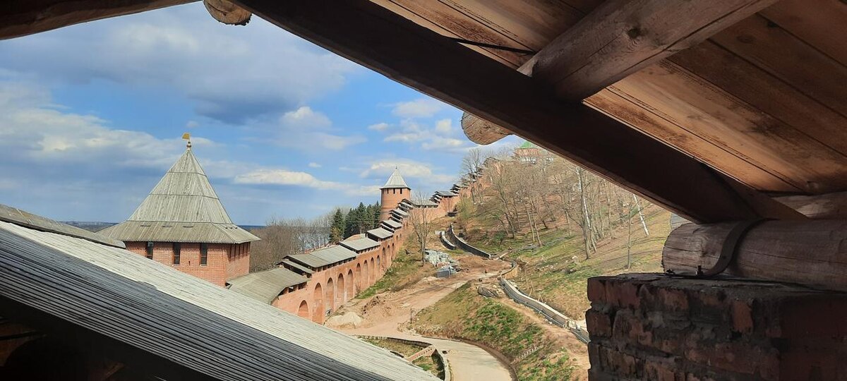 Кремль в Нижнем Новгороде, апрель 2024 год