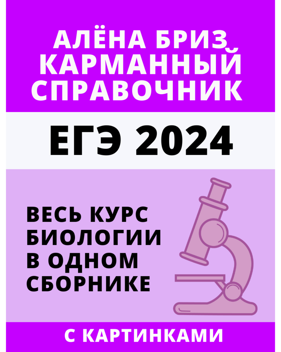 Обзор карманных справочников для ЕГЭ по биологии | Алёна Бриз | Дзен