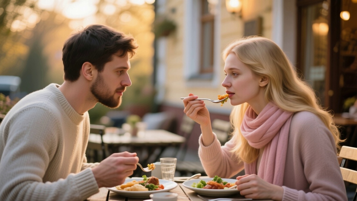 При совместном употреблении пищи возможно улучшение собственного восприятия еды