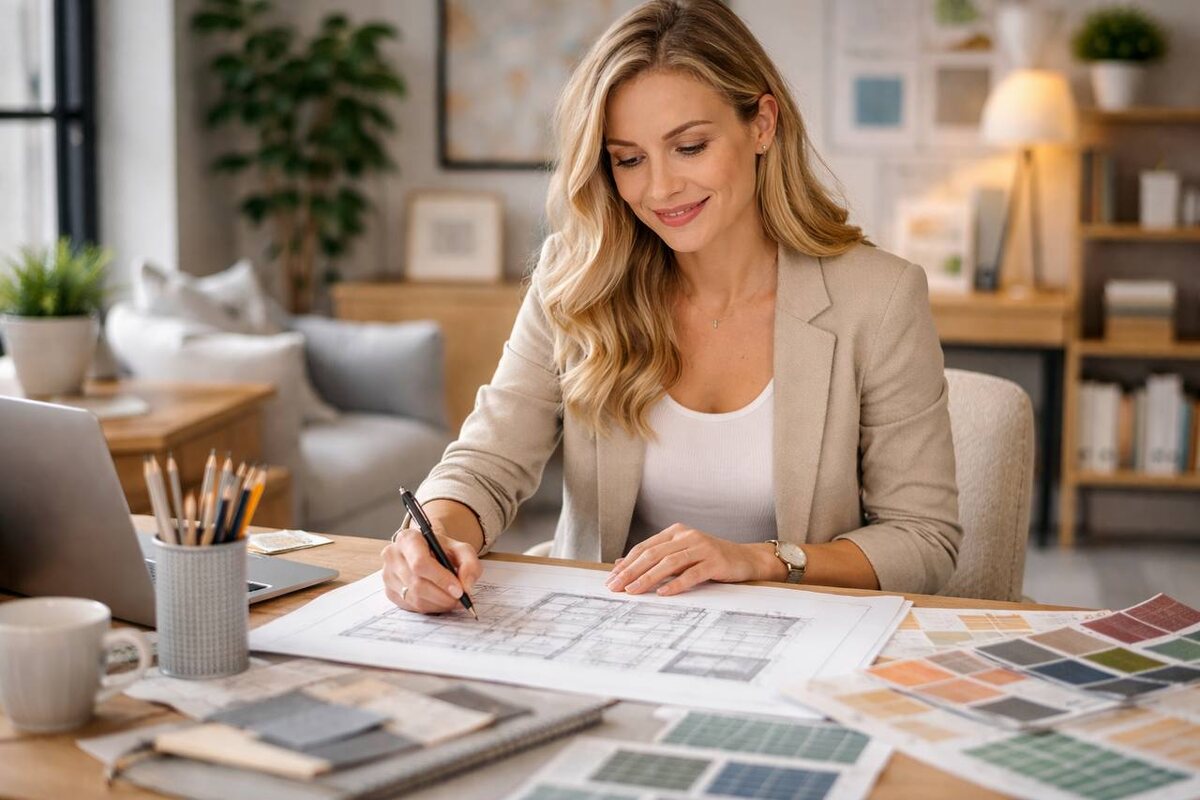 В статье расскажем, кто такой дизайнер интерьера, чем он занимается (его обязанности), где можно работать и сколько зарабатывают в России.