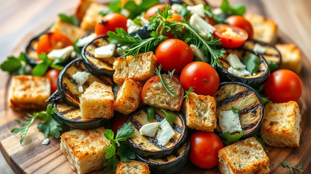 Салат, в котором в основном гренки? Да, пожалуйста.