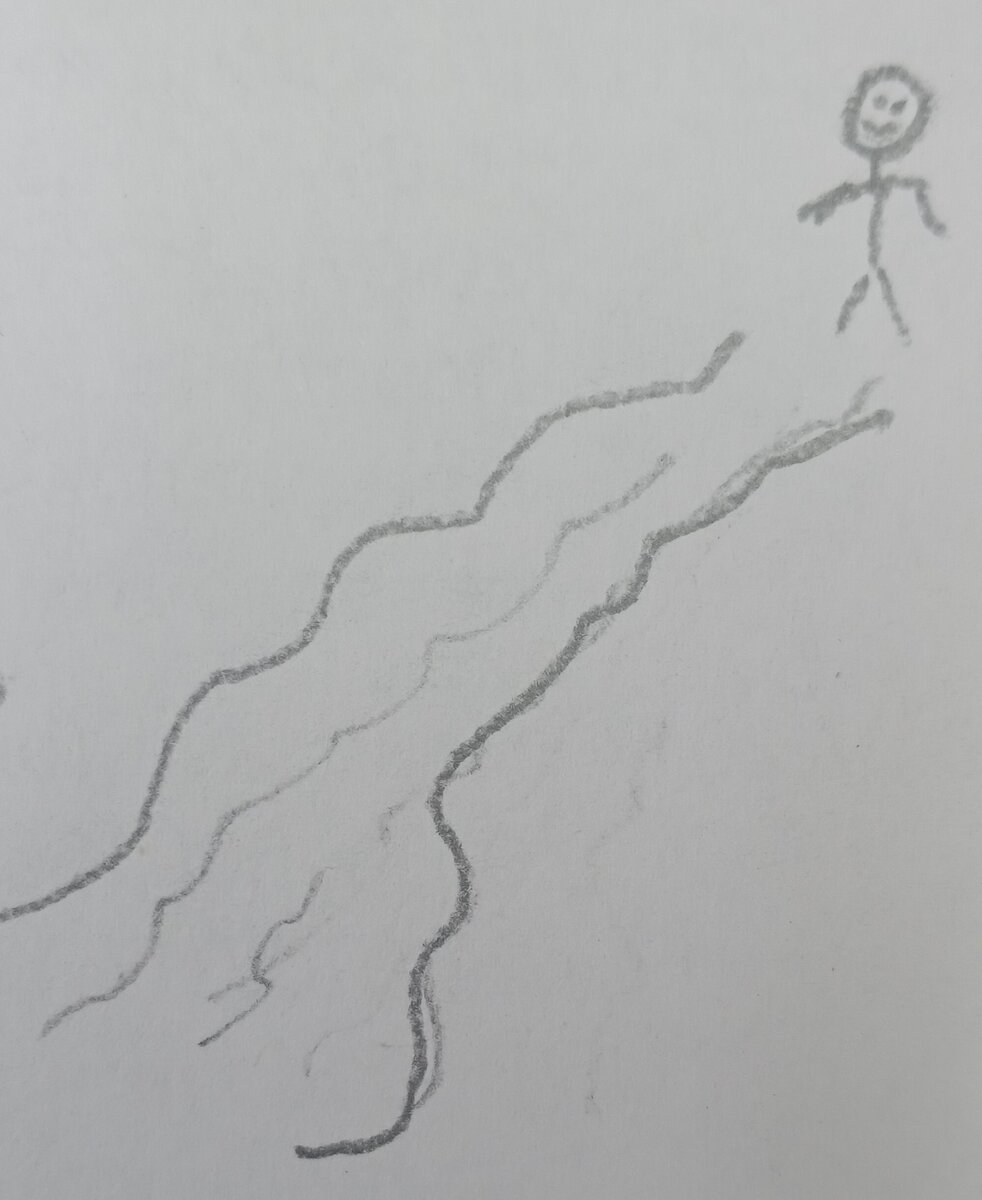 Рисунок автора. Путь к себе.