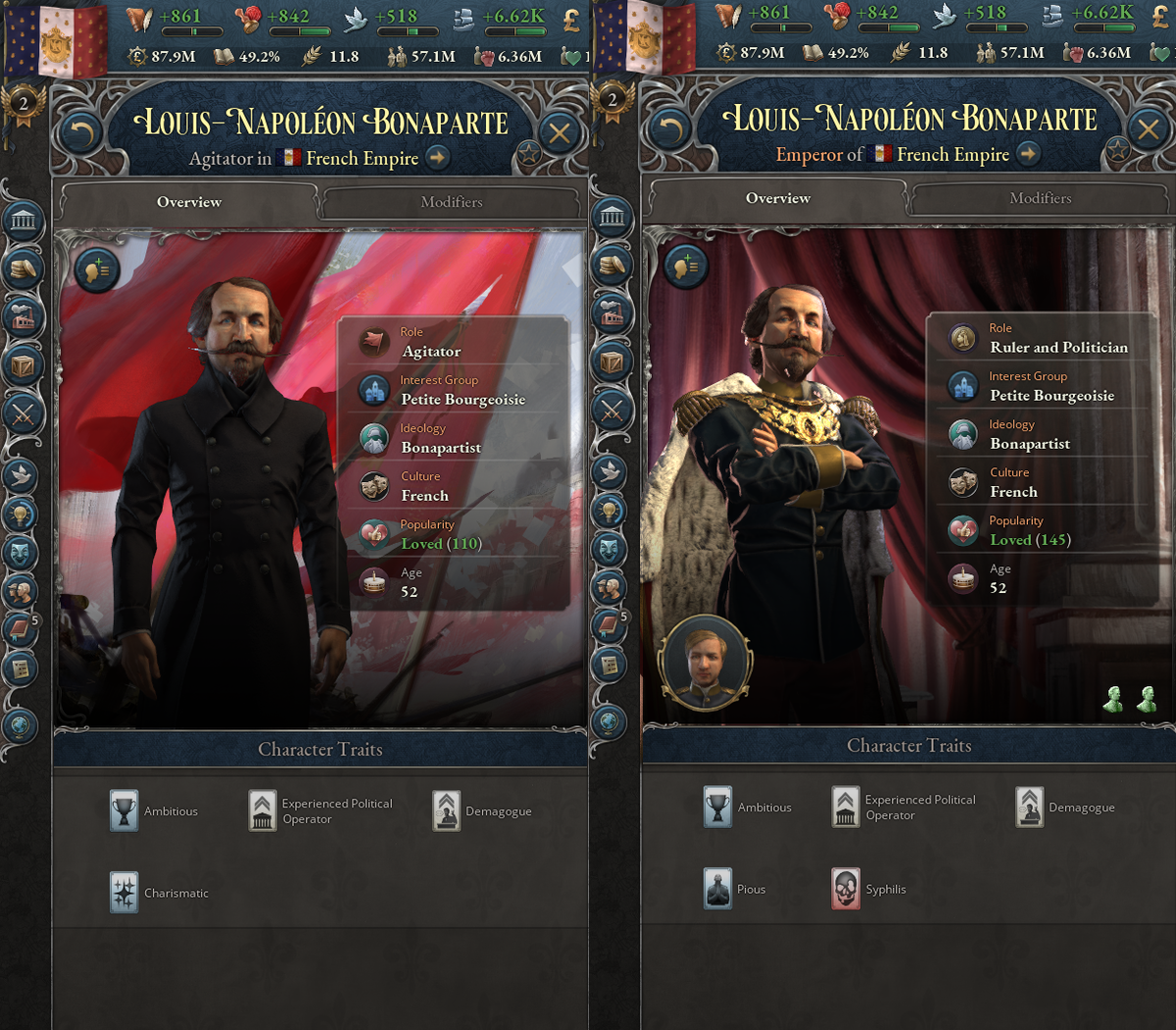 Некогда изганник, Луи Бонапарт в конечном итоге добился своего и получил почти неограниченную власть