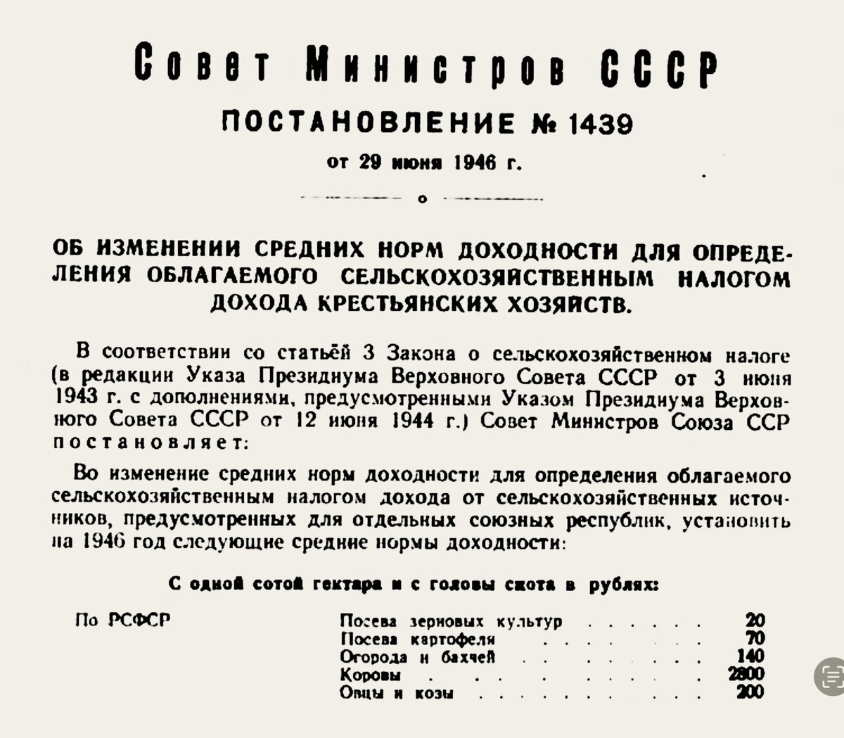 Налог на яблони после войны, годы 1946 — 1953 | История СССР в документах |  Дзен