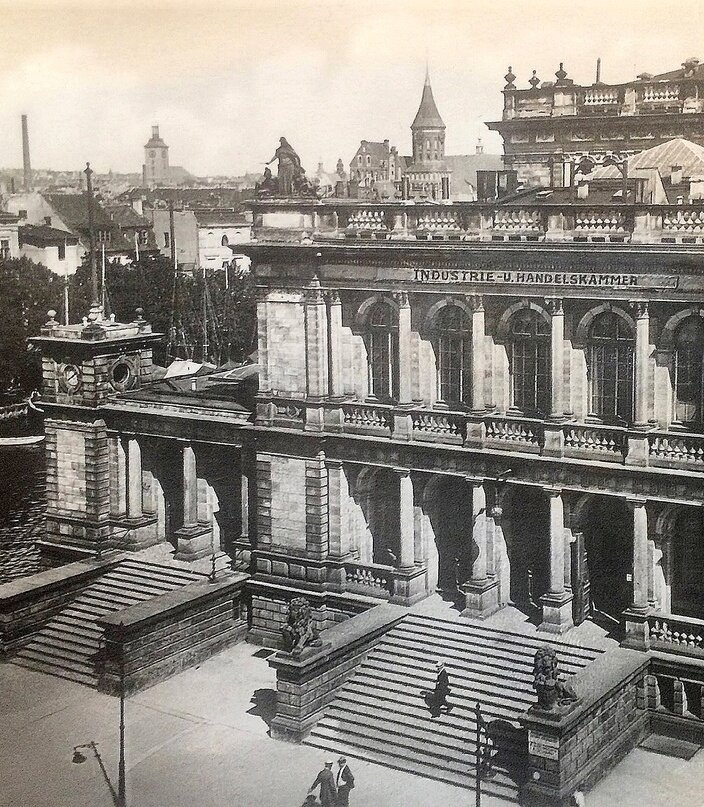 Кёнигсбергская биржа во времена Восточной Пруссии.