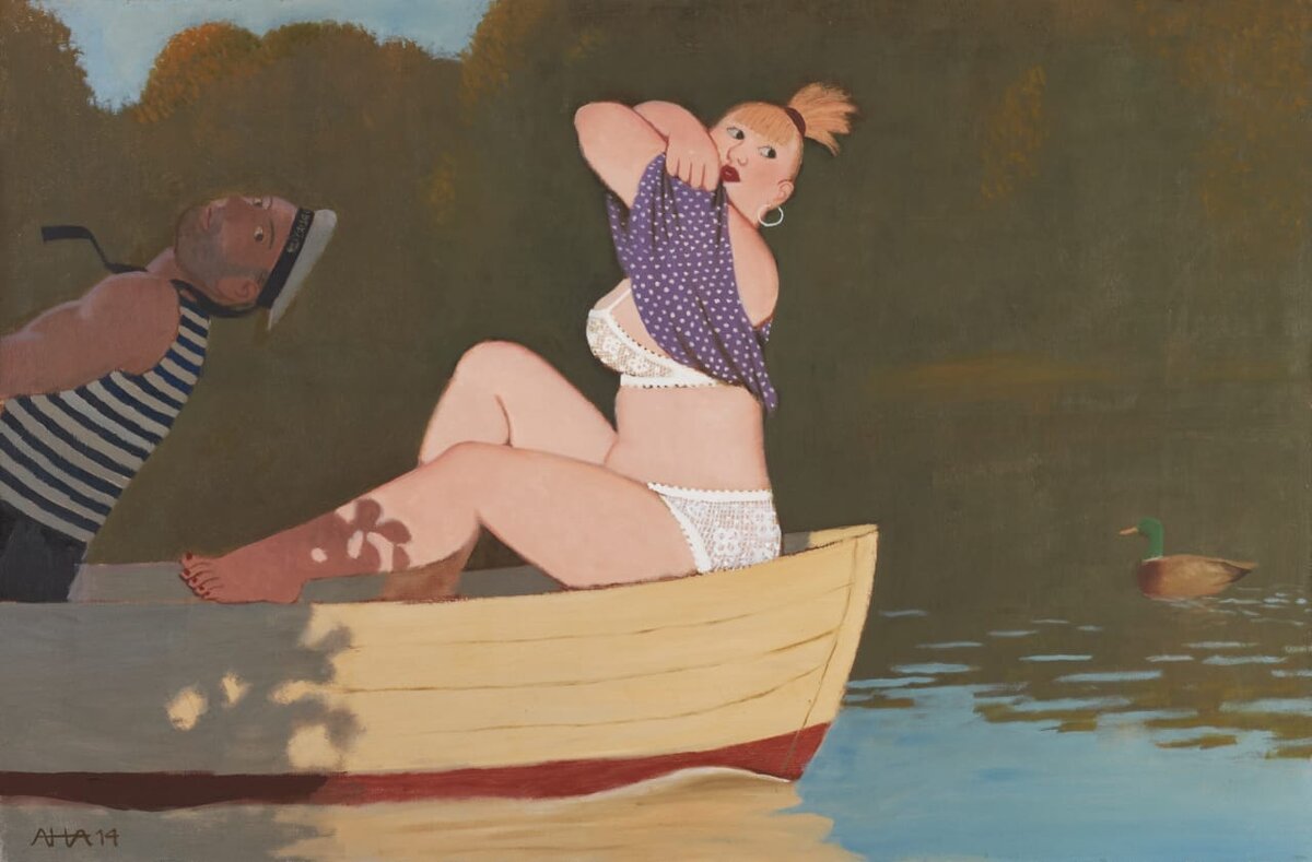 © Андрей Аверьянов / Andrey Averyanov / В парке, 2018, 100*80 см, холст/масло