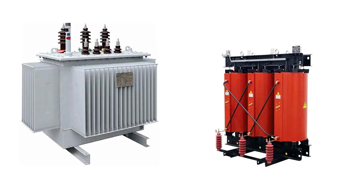 Масляный и сухой трансформаторы