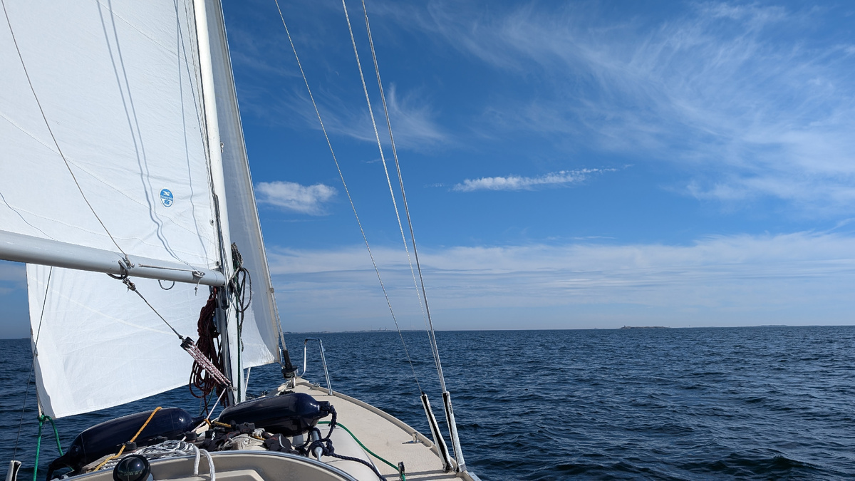 Открытое море перед проходом