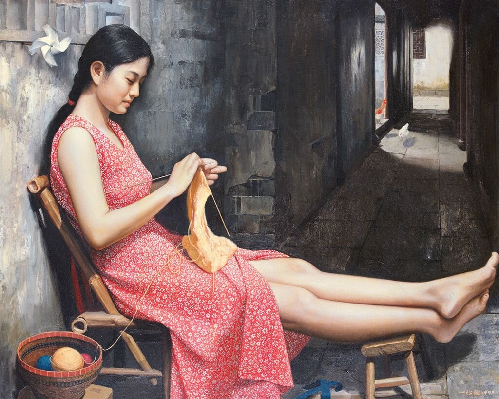 Гуань Цзецзуй (Guan Zeju) - один из тех художников, которые не только становятся знаменитыми, но ещё при жизни признаются в родной стране классиками.-2