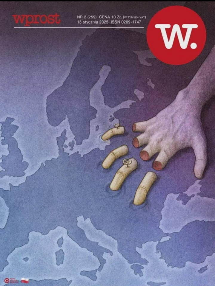 Обложка польского журнала WPROST
♦
https://www.facebook.com/misha.kozyrev/posts/pfbid02ofWApEfL6ryddqxA668BzrTUtnczT9Gqo7jTe7fSBdTxvYiVy9vSaKMc84NhoDUxl