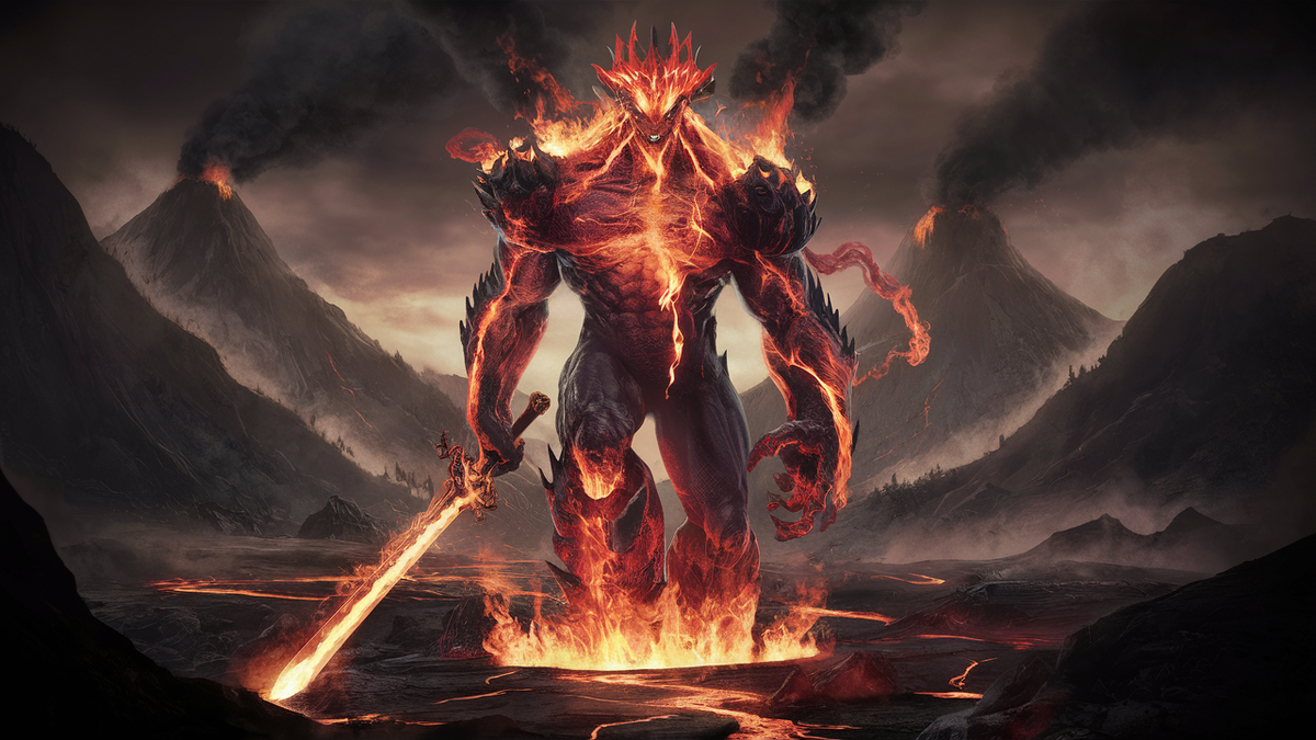 Огненный великан Сурт