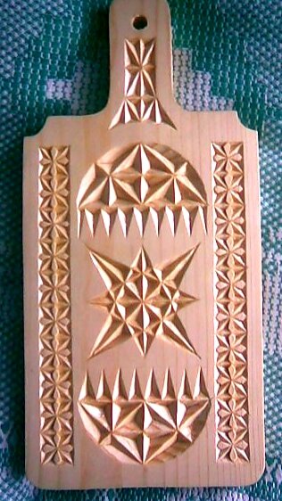 Разделочная доска. Геометрическая резьба. 
