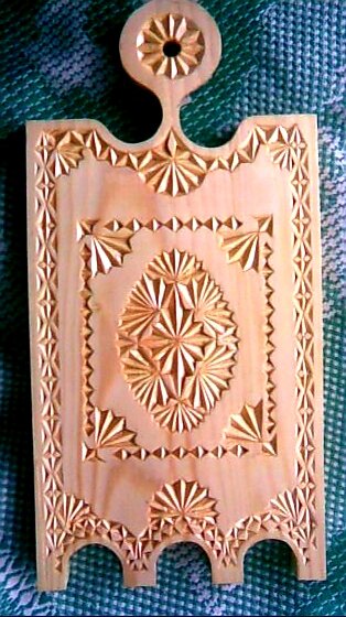 Разделочная доска. Герметрическая резьба. 