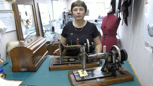 Две старинные швейные машинки Durkopp из моей коллекции .