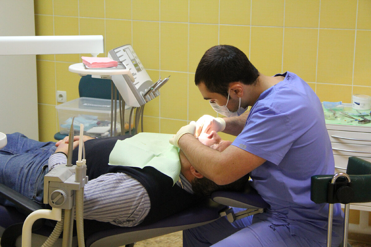 В кабинете стоматолога