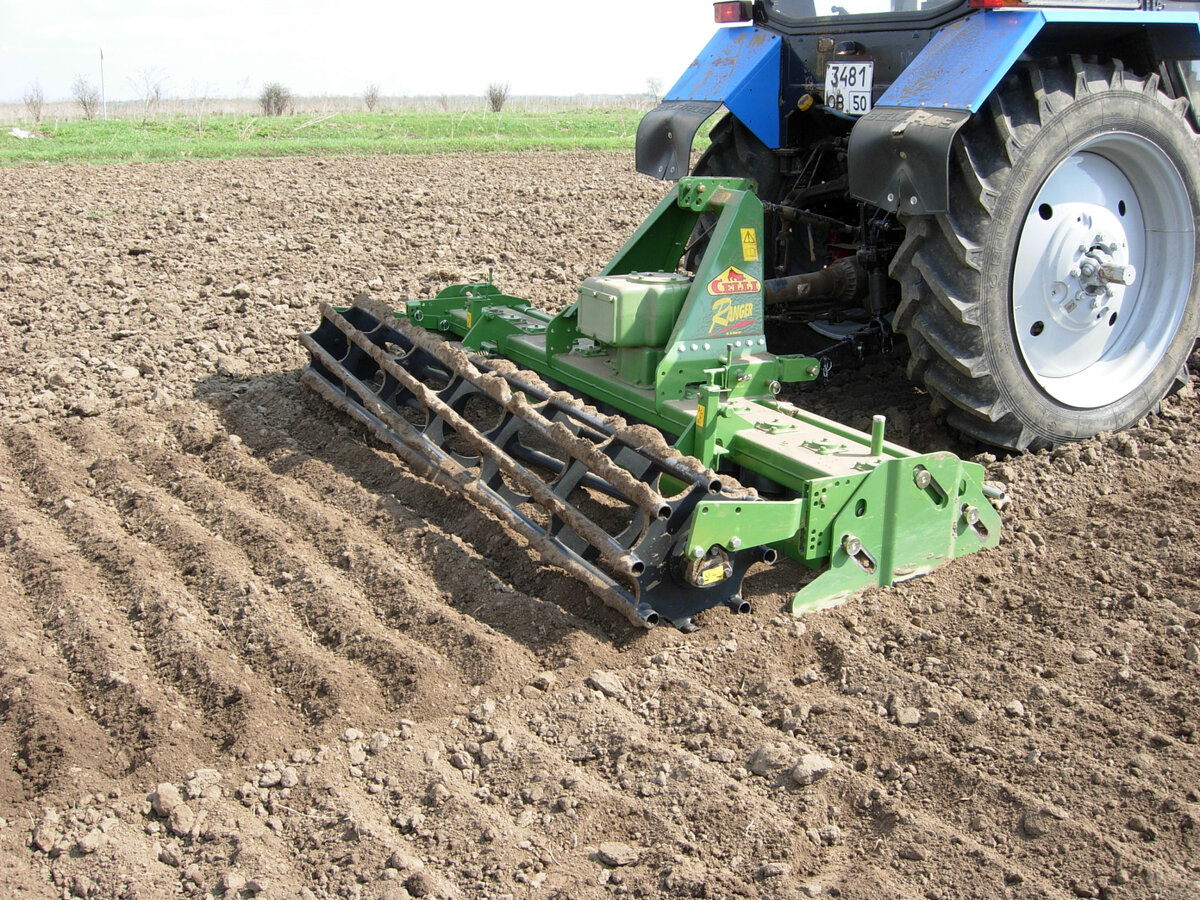 Почвофреза для сплошной обработки почвы