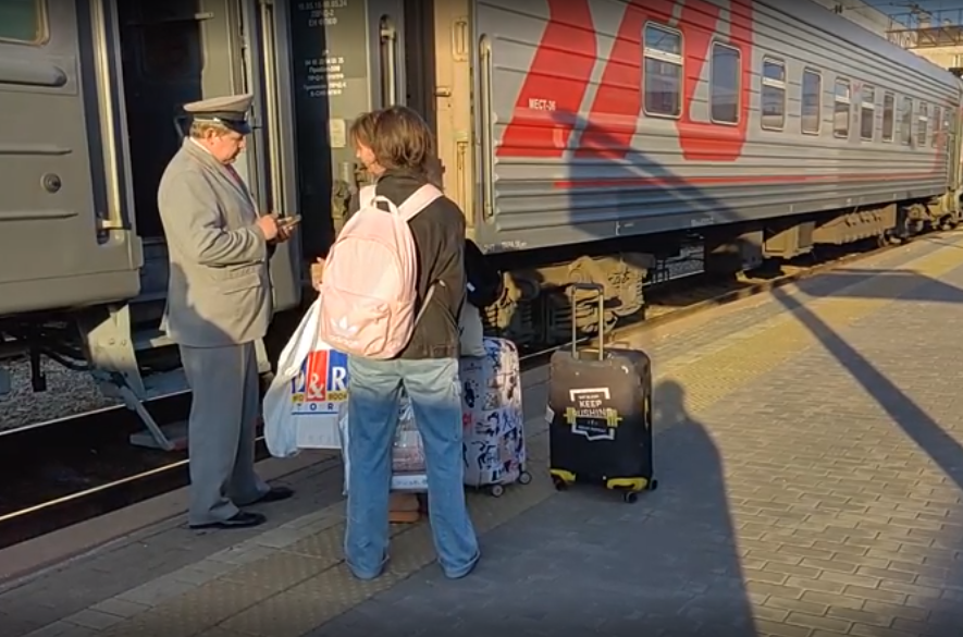 На одной из станции 