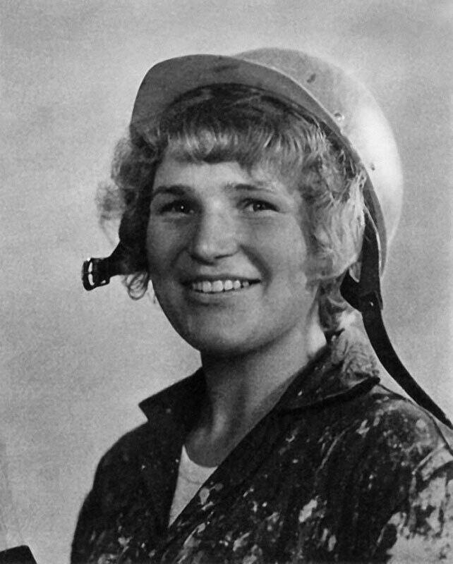 Советская девушка, удивительно похожая на Таню в молодости. Из свободного источника.