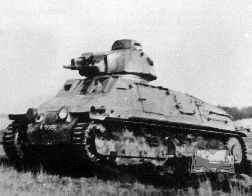 SOMUA AC 3, прямой предшественник лучшего французского танка предвоенной разработки.