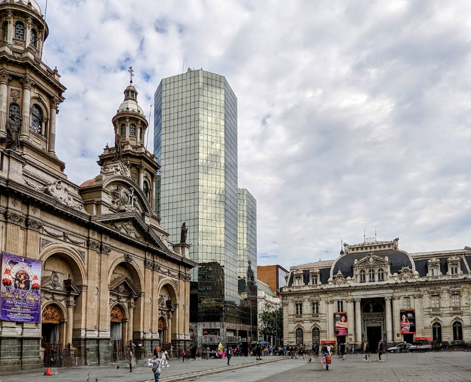 Центральная площадь Сантьяго де Чили - plaza de Armas de Santiago, фото из открытых источников