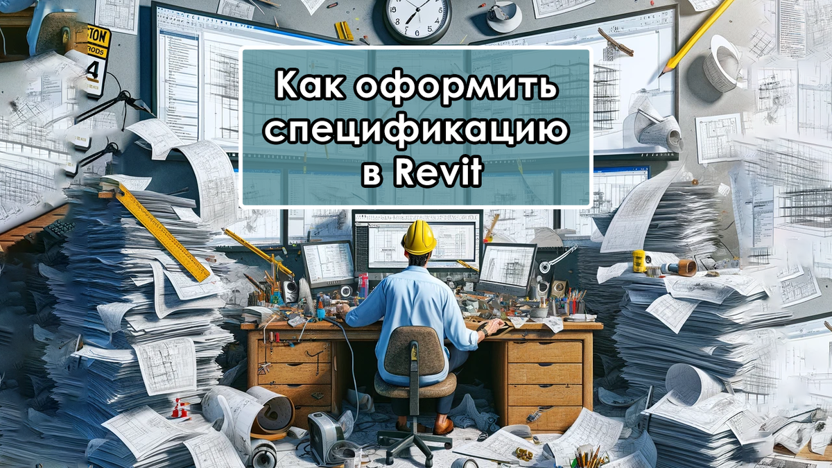 Оформление спецификации в Ревит - очень трудоёмкий процесс