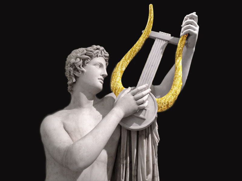 Аполлон с лирой. Изображение из Яндекс-картинок.
