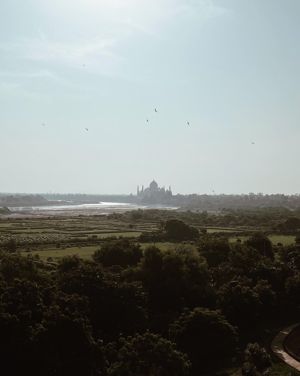 Вид на Тадж-Махал