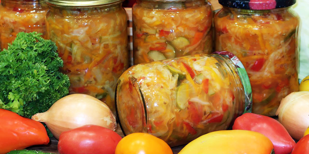 ВКУСНЫЙ, СОЧНЫЙ М АРОМАТНЫЙ САЛАТ ИЗ ОВОЩЕЙ НА ЗИМУ «КРАСКИ ОСЕНИ»
