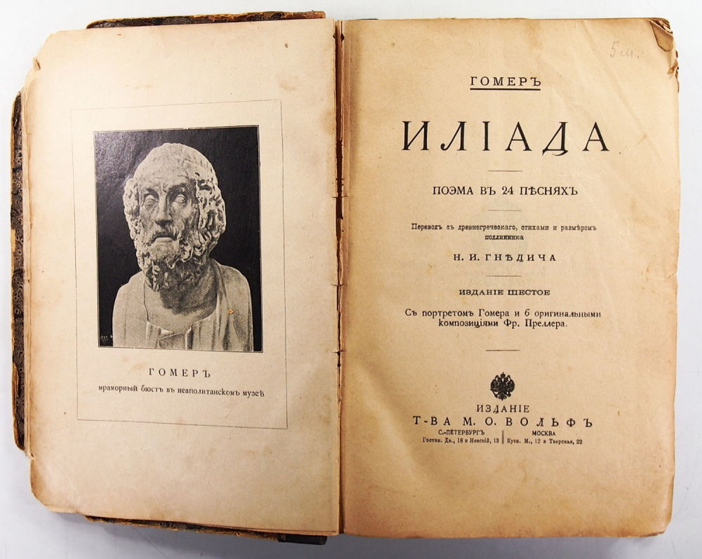 Поэмы 8 букв. Гнедич Илиада Гомера первое издание. Гомер Илиада первое издание. Гомер издания 19 века. Илиада Гомера подлинник.