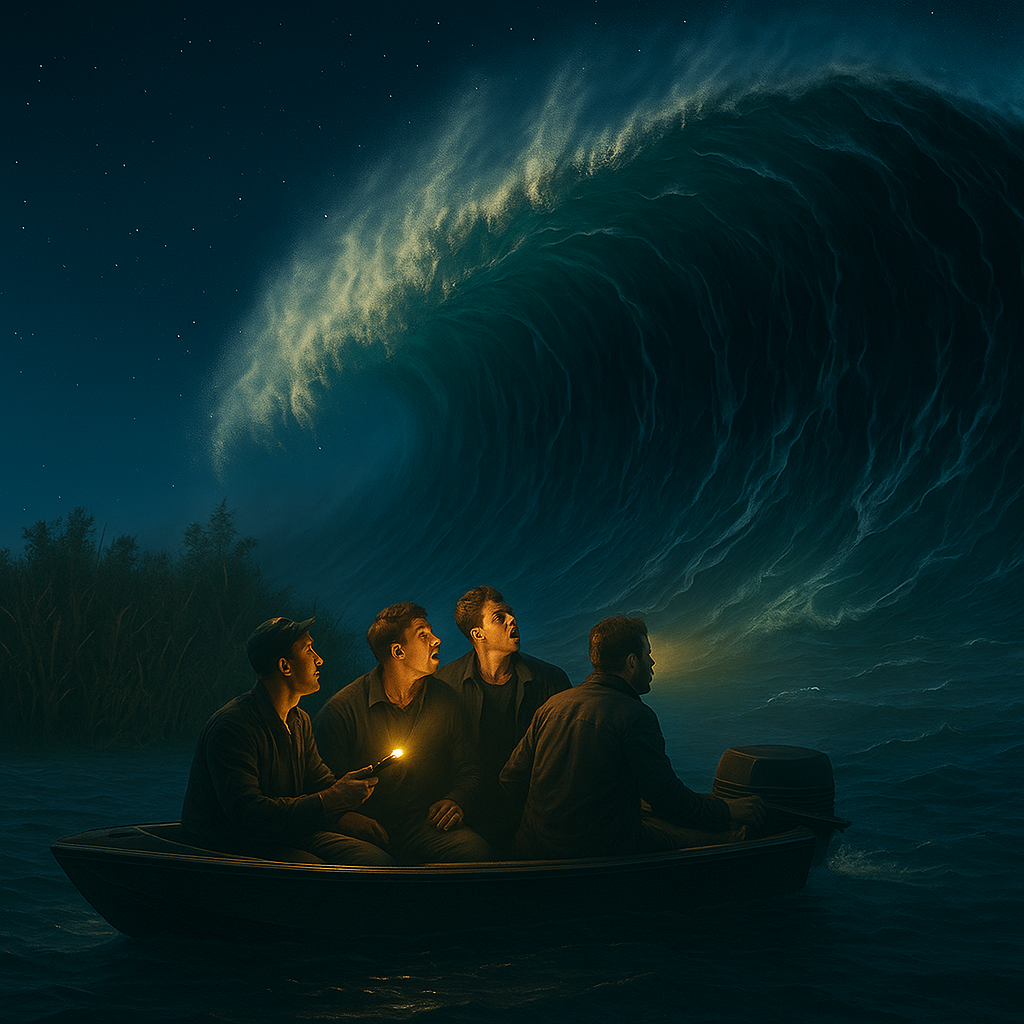 Волна Убийца. Озеро Сомино