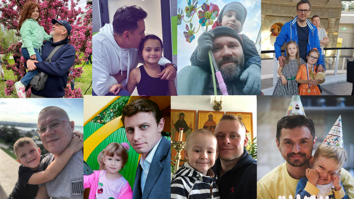 8 отцов из разных регионов страны 