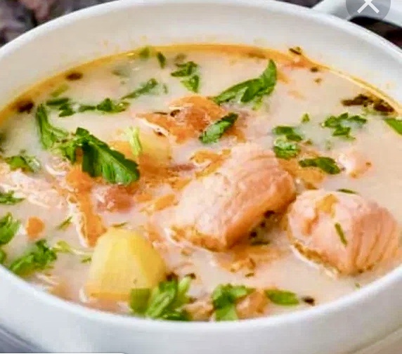 Уха по-карельски.