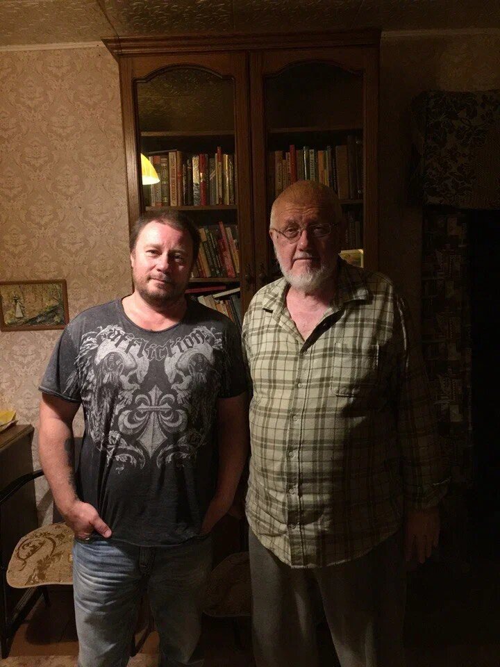 Герман Минкин с основателем школы Ахараты Гуру Вар Авера