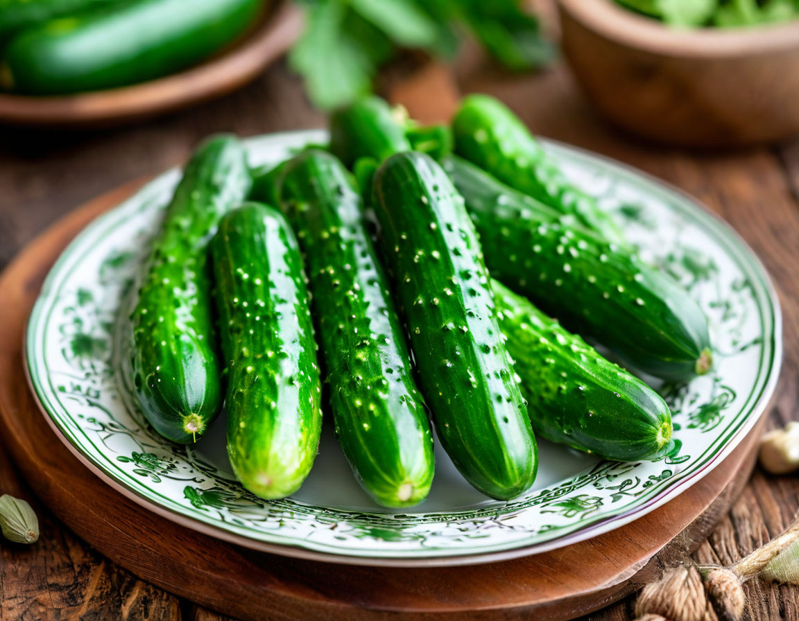 Огурец обыкновенный (Cucumis sativus). Фото ИИ Shedevrum 