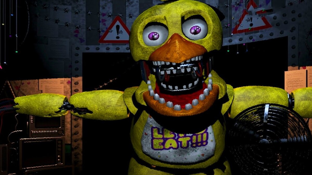 Фнаф 2 5 ночь. ФНАФ 2 чика скример. Five Nights at Freddy's чика. Five Nights at Freddy's 2 чика. 5 Night at Freddy чика