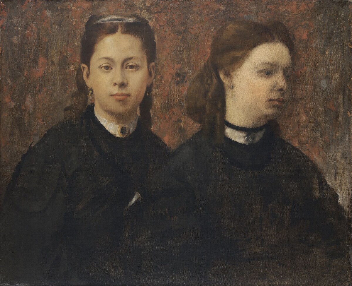 Две сестры (кузины художника), 1865, холст, масло, 57 х 70 см, Уодсворт Атенеум, Хартфорд, Коннектикут