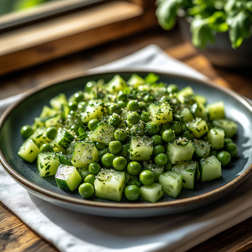 Необычный, освежающий салат...