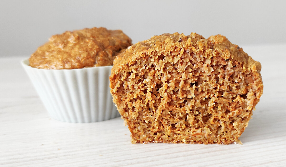 Морковные пп кексы