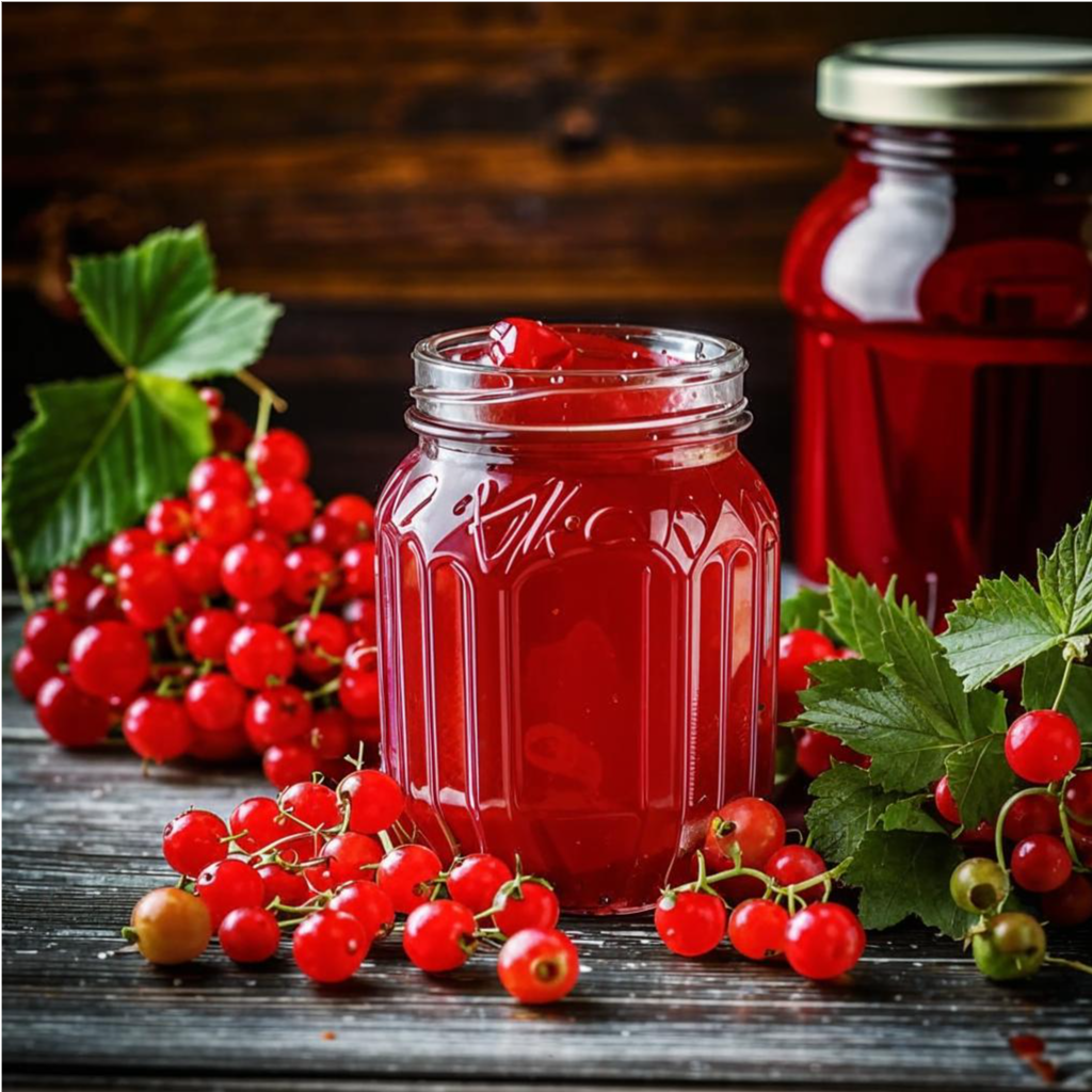 желе из красной смородины