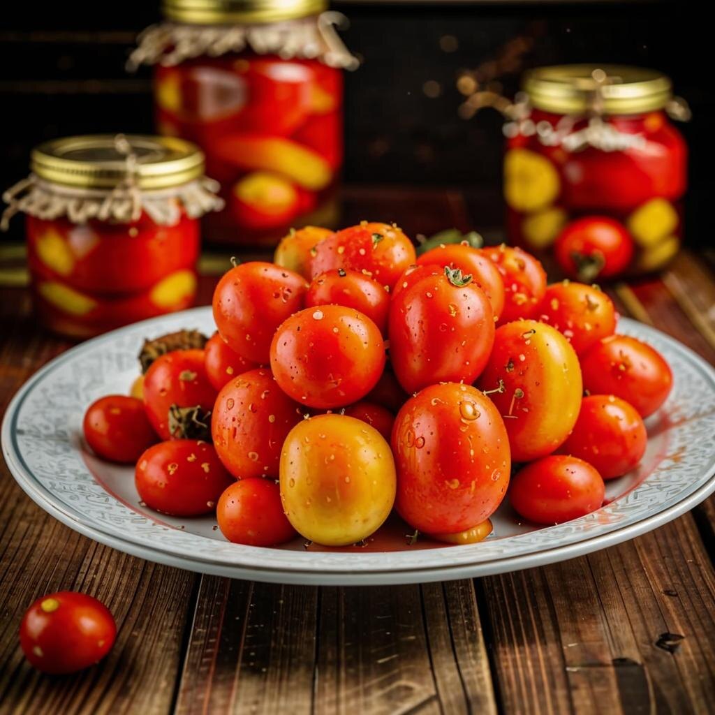 сладкие маринованные помидоры