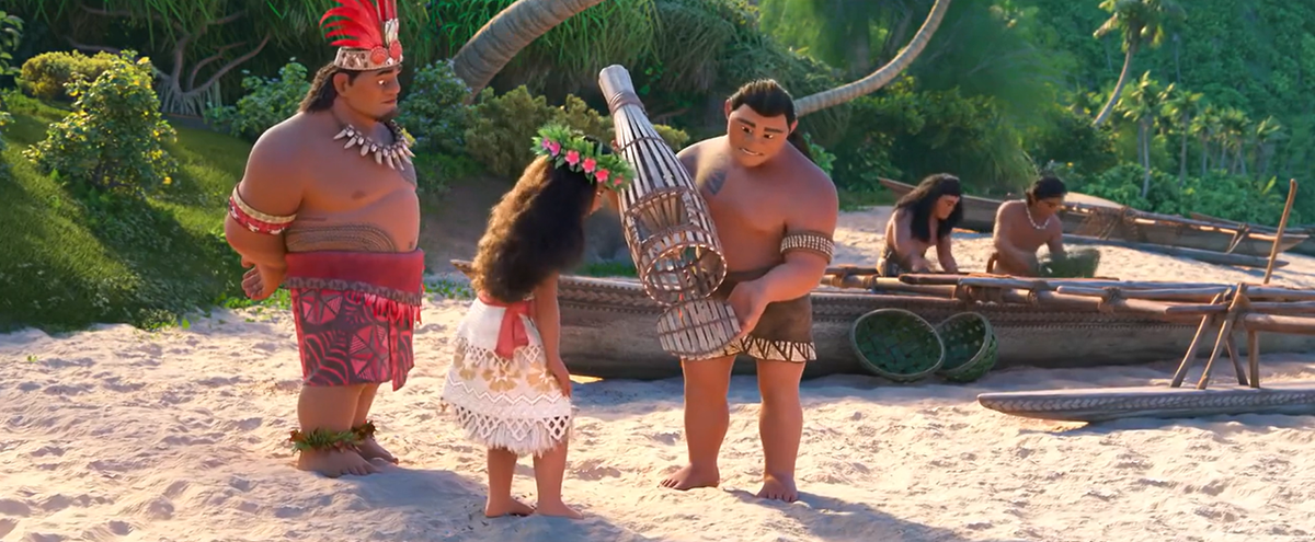 ...и отсутствие рыбы в океане (фрагмент мультфильма ‎«Моана»)