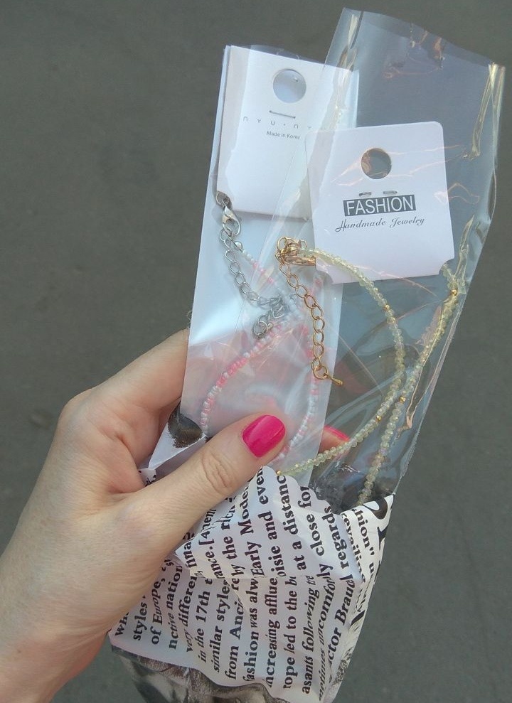 Бижутерия с апрашки. Чокеры. В магазинах стоят раза в 3-5 дороже 